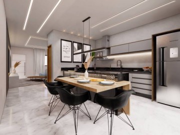 SALA DE JANTAR E COZINHA