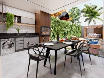 SALA DE JANTAR E COZINHA